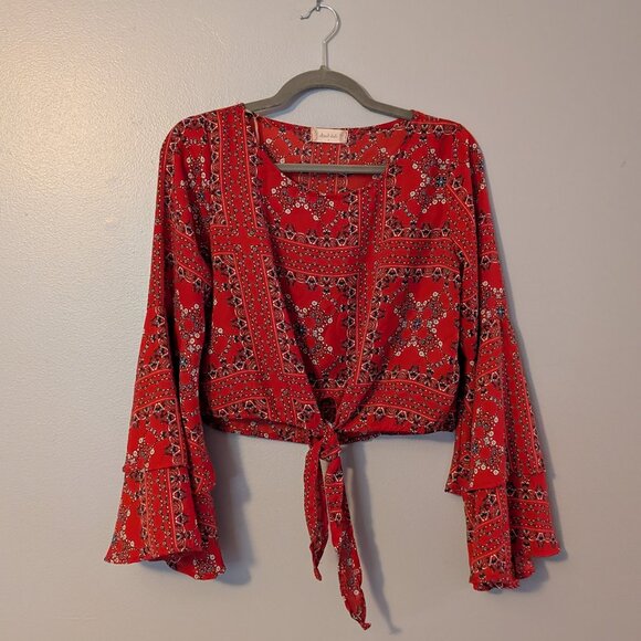 Altar'd State small long sleeve crop top - Picture 1 of 2